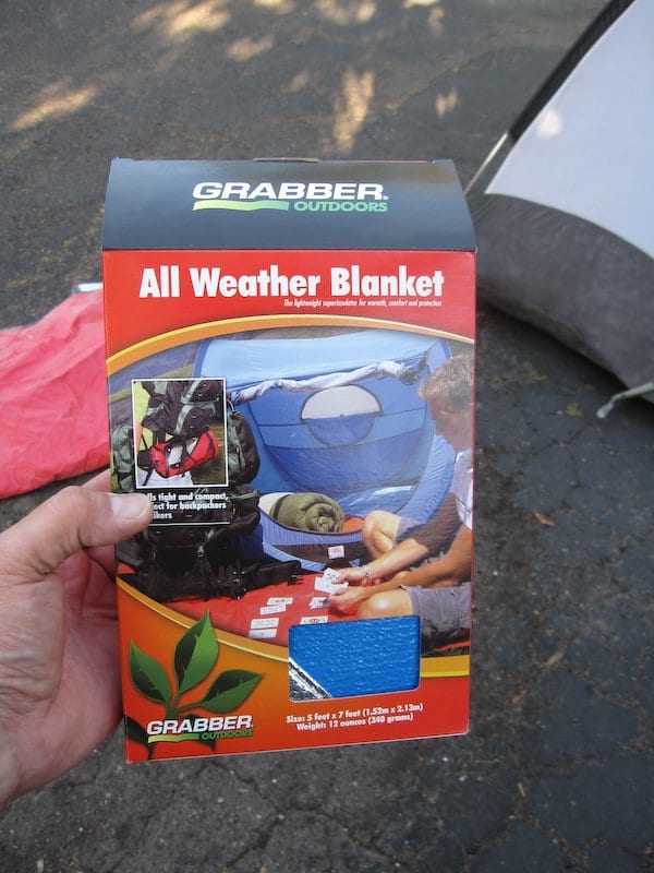 Box of All Weather Blankets. 