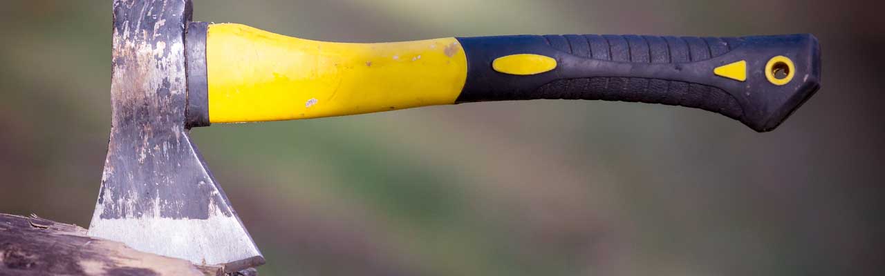 Photo of a small hatchet for backpaking.