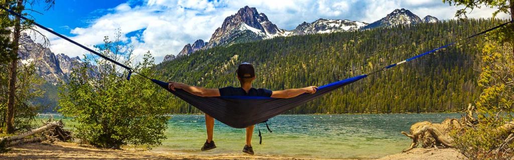 Eagles Nest Outfitters Doublenest Hammock photo in an impressive scenario.