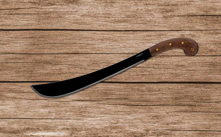 Photo of the Condor Golok Machete without sheat. 