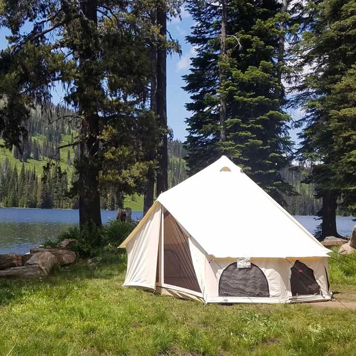 Photo of the White Duck Avalon Bell Tent