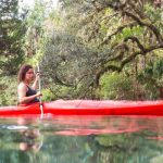 Kayaking in a 7 Sisters Springs.