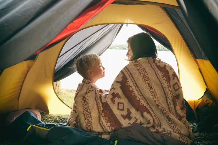 wool blankets camping